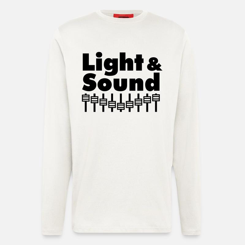 Light & Sound - Langarmshirt - made by SPREAD  - OFF WHITE