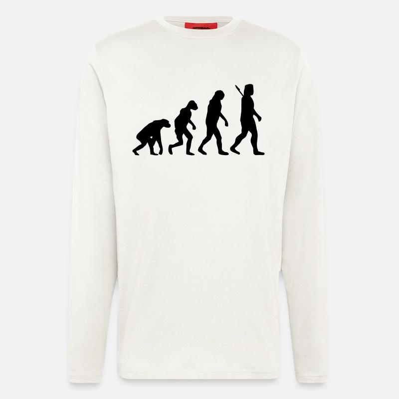 Evolution - Langarmshirt - made by SPREAD  - OFF WHITE