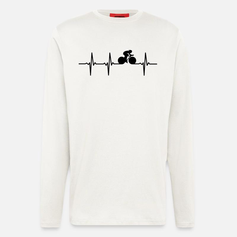 Impulsion de course - Manches longues bio décontracté fabriqué en UE - OFF WHITE