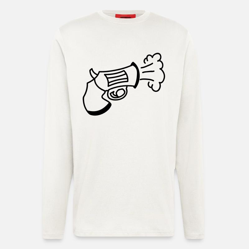 Pistole - Langarmshirt - made by SPREAD  - OFF WHITE