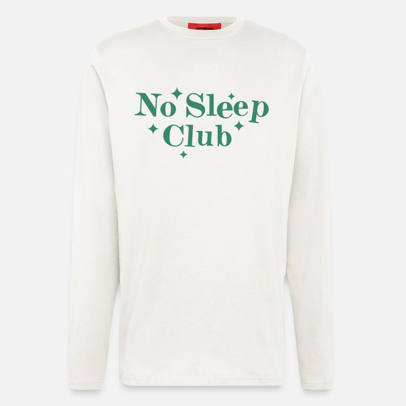No Sleep Club - Langarmshirt - made by SPREAD  - OFF WHITE