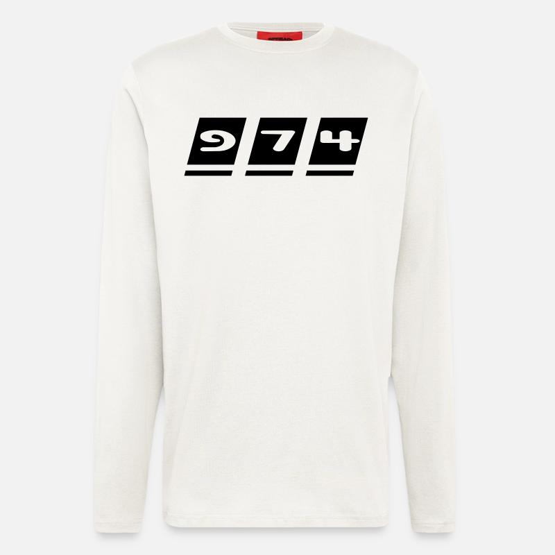 Modell 974 - Insel La Réunion - Langarmshirt - made by SPREAD - OFF WHITE