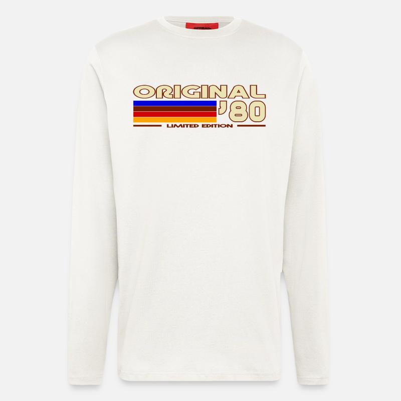 1980 - Langarmshirt - made by SPREAD  - OFF WHITE