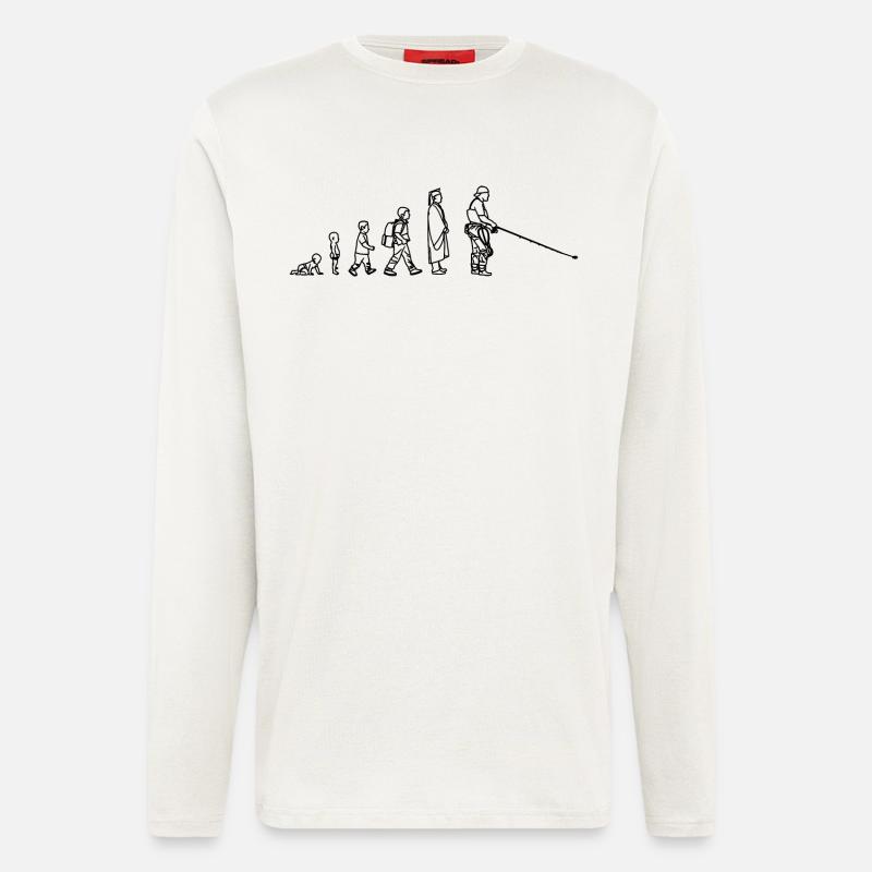 Fischer Evolution - Langarmshirt - made by SPREAD  - OFF WHITE