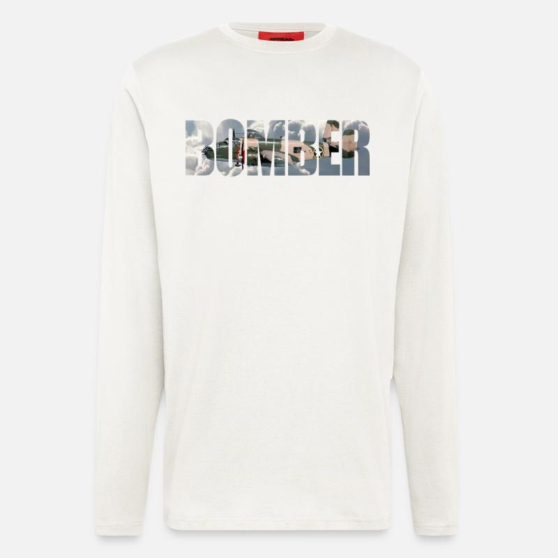Bomber B-25 Mitchell - Longsleeve - made by SPREAD  - OFF WHITE