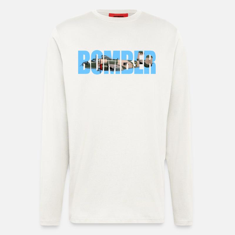 Bomber B-25 Mitchell - Longsleeve - made by SPREAD  - OFF WHITE