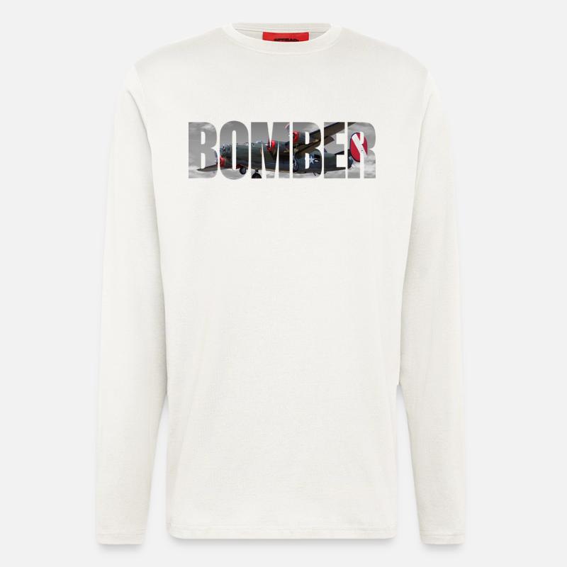 Bomber B-24 Liberator - Longsleeve - made by SPREAD  - OFF WHITE