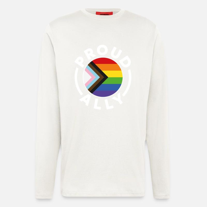 Stolzer Verbündeter - Langarmshirt - made by SPREAD  - OFF WHITE