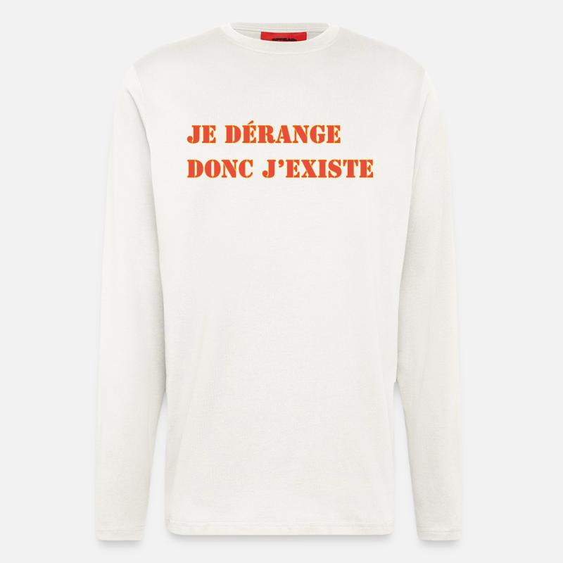 I DISTURB THEREFORE I EXIST - Longsleeve - made by SPREAD  - OFF WHITE