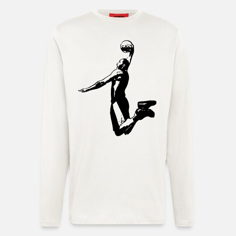 Basketball - Langarmshirt - made by SPREAD  - OFF WHITE