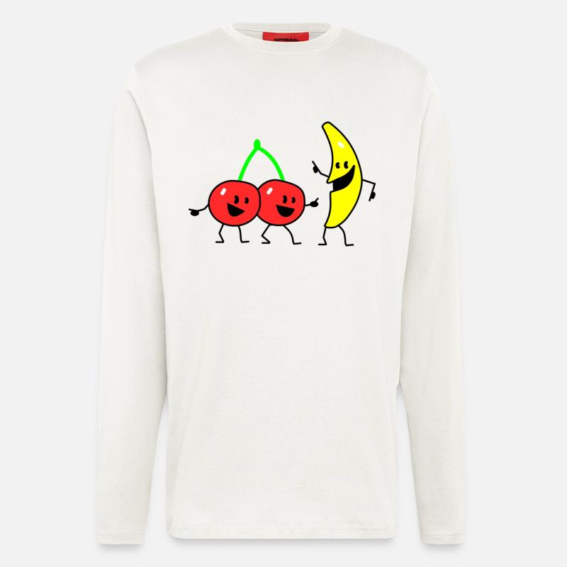 fruit salad two - Langarmshirt - made by SPREAD  - OFF WHITE