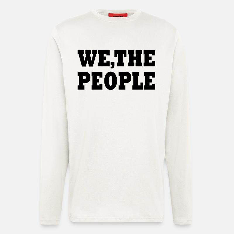 we the people - Langarmshirt - made by SPREAD  - OFF WHITE