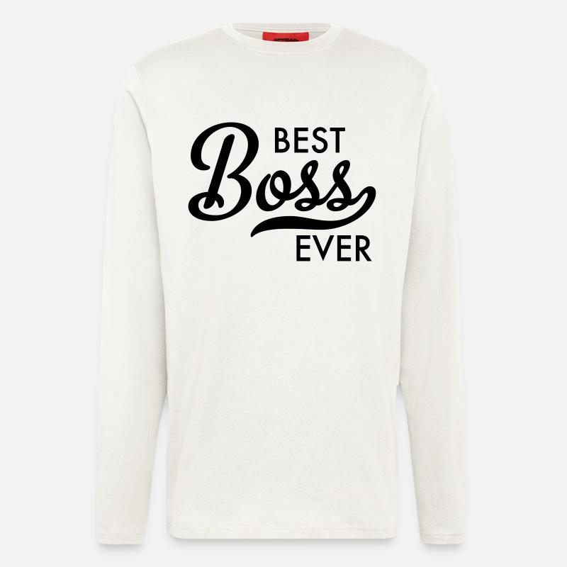 Best Boss - Langarmshirt - made by SPREAD  - OFF WHITE