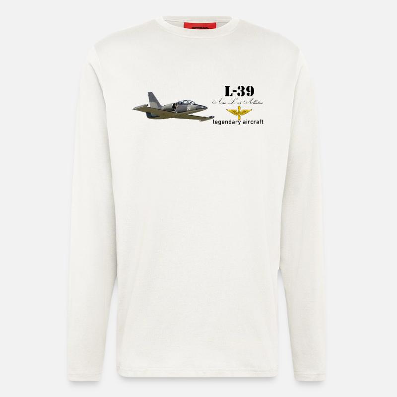 L-39 Albatros - Langarmshirt - made by SPREAD  - OFF WHITE