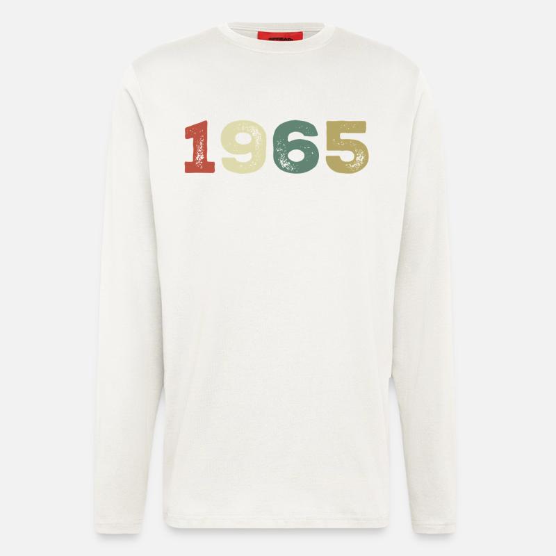1965 Born in 1965 - Longsleeve - made by SPREAD  - OFF WHITE