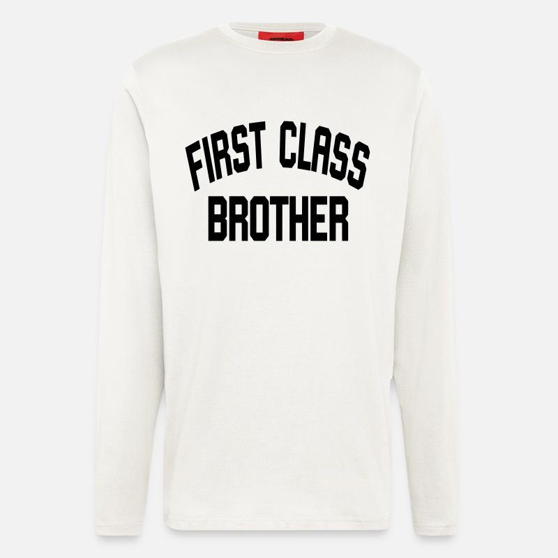 First Class Brother - Langarmshirt - made by SPREAD  - OFF WHITE