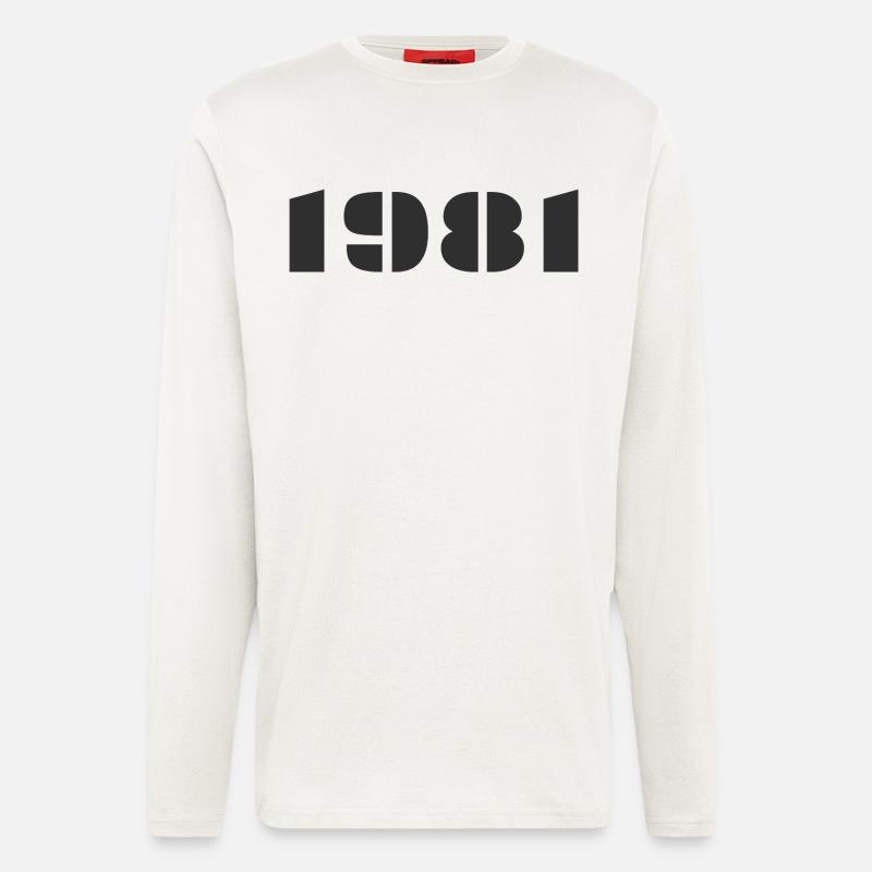 1981 - Langarmshirt - made by SPREAD  - OFF WHITE