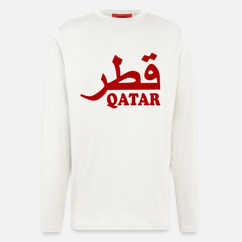 Qatar - Langarmshirt - made by SPREAD  - OFF WHITE