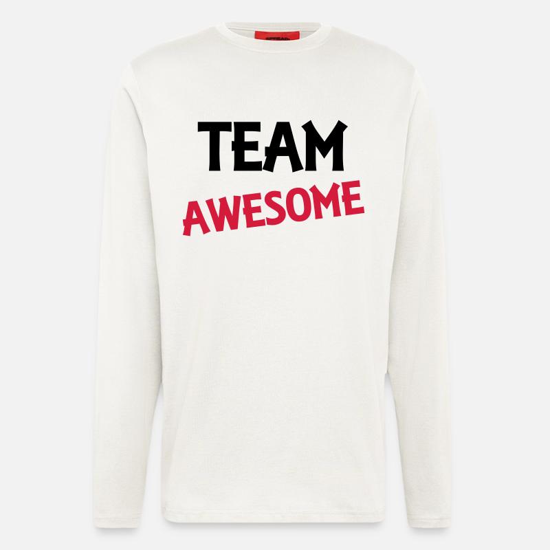 Team Awesome - Longsleeve - made by SPREAD  - OFF WHITE