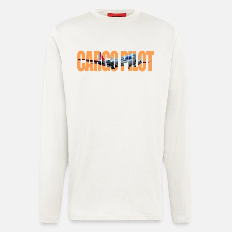 Cargo pilot C-97 - Longsleeve - made by SPREAD  - OFF WHITE