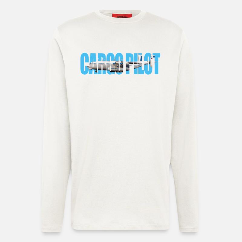 Cargo pilot An-22 - Longsleeve - made by SPREAD  - OFF WHITE