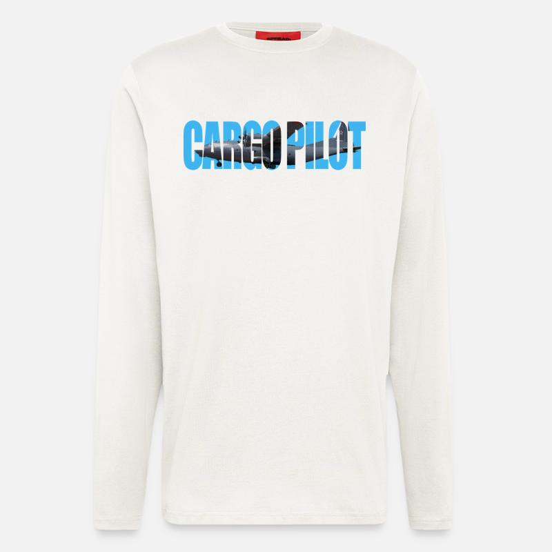Cargo pilot An-12 - Longsleeve - made by SPREAD  - OFF WHITE