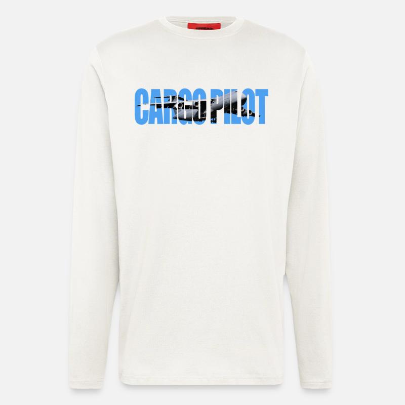 Cargo pilot C-5 - Langarmshirt - made by SPREAD  - OFF WHITE