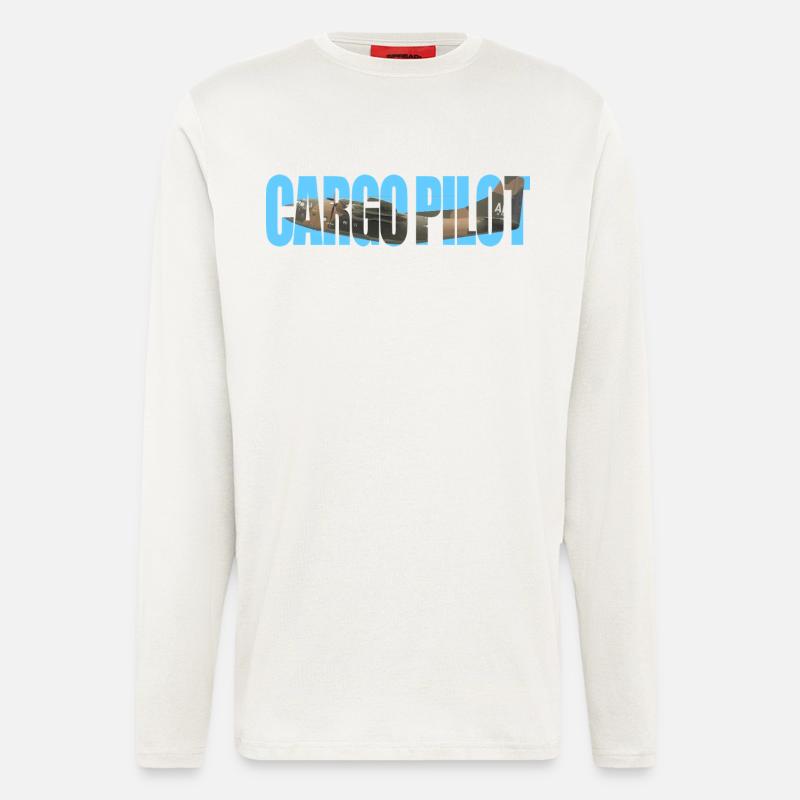 Cargo pilot C-123 - Langarmshirt - made by SPREAD  - OFF WHITE