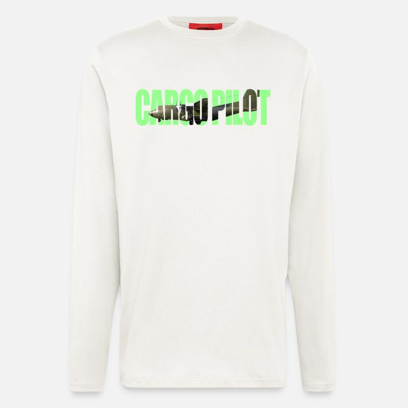 Cargo pilot C-160 - Langarmshirt - made by SPREAD  - OFF WHITE