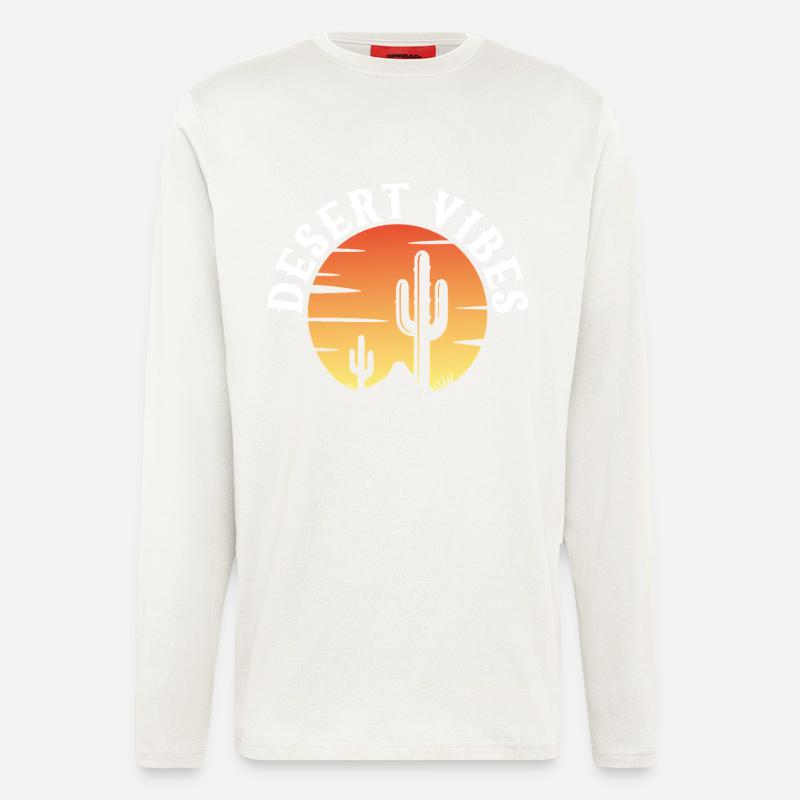 Wüsten-Vibes - Langarmshirt - made by SPREAD - OFF WHITE