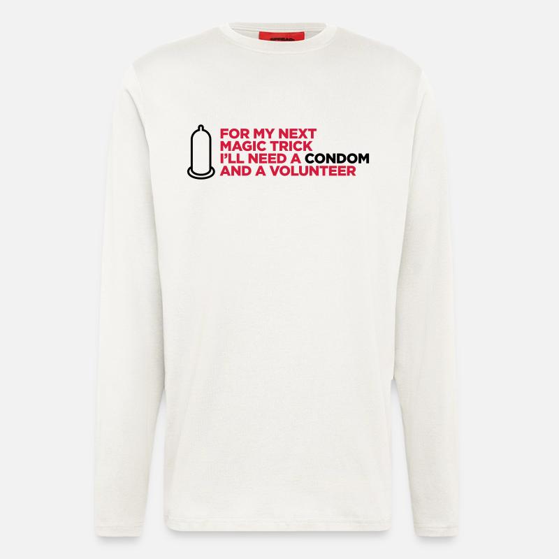 Mein dreckiger Zaubertrick! - Langarmshirt - made by SPREAD  - OFF WHITE