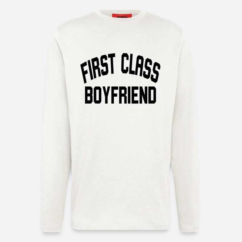 First Class Boyfriend - Langarmshirt - made by SPREAD  - OFF WHITE