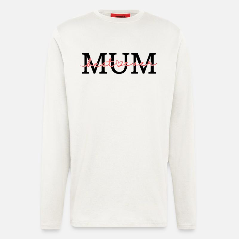 Beste Mutter aller Zeiten - Langarmshirt - made by SPREAD  - OFF WHITE