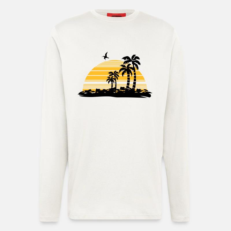 sunset - Langarmshirt - made by SPREAD  - OFF WHITE