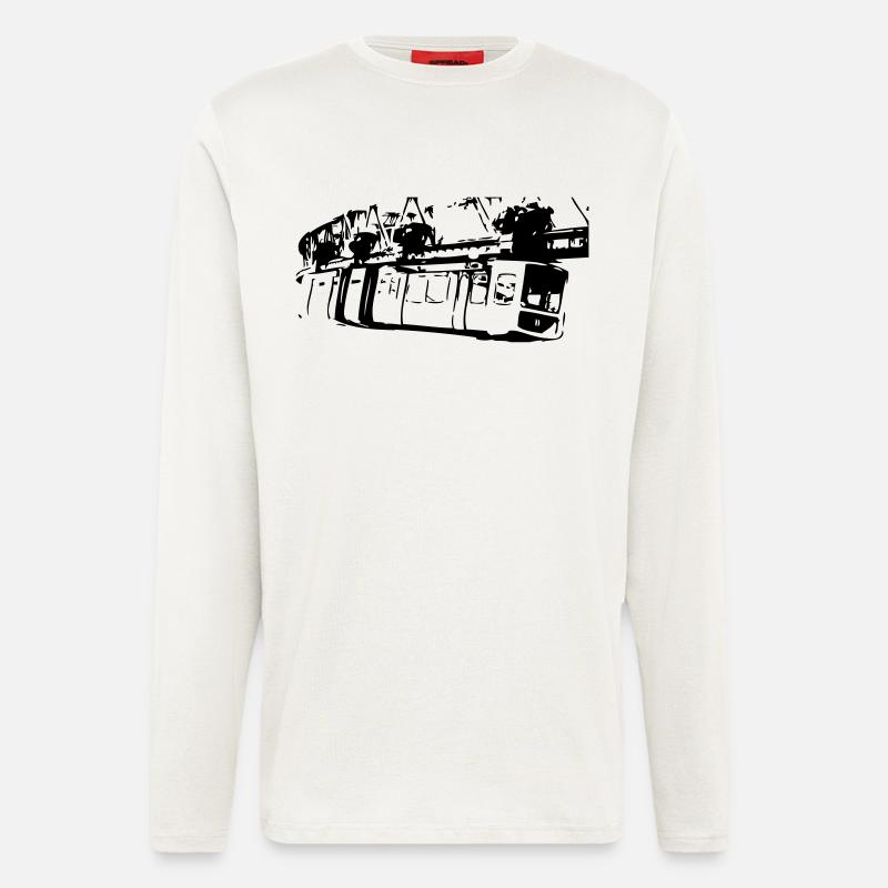 Schwebebahn - Langarmshirt - made by SPREAD  - OFF WHITE
