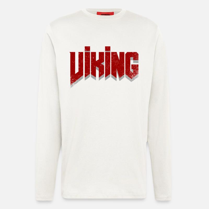 Wikinger - Langarmshirt - made by SPREAD  - OFF WHITE