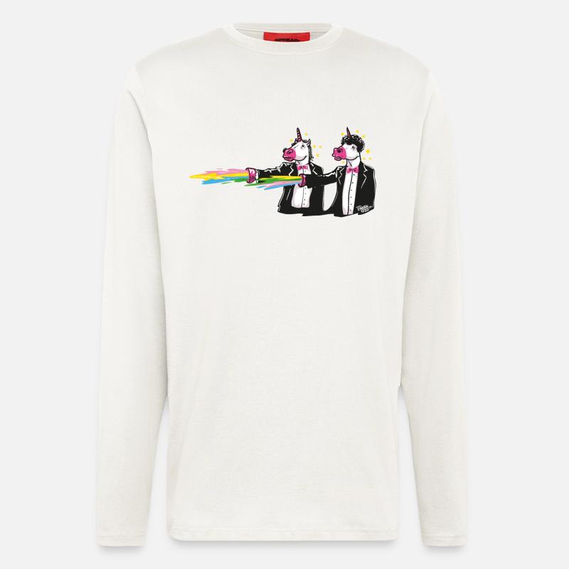 unicorns & rainbows - Langarmshirt - made by SPREAD  - OFF WHITE
