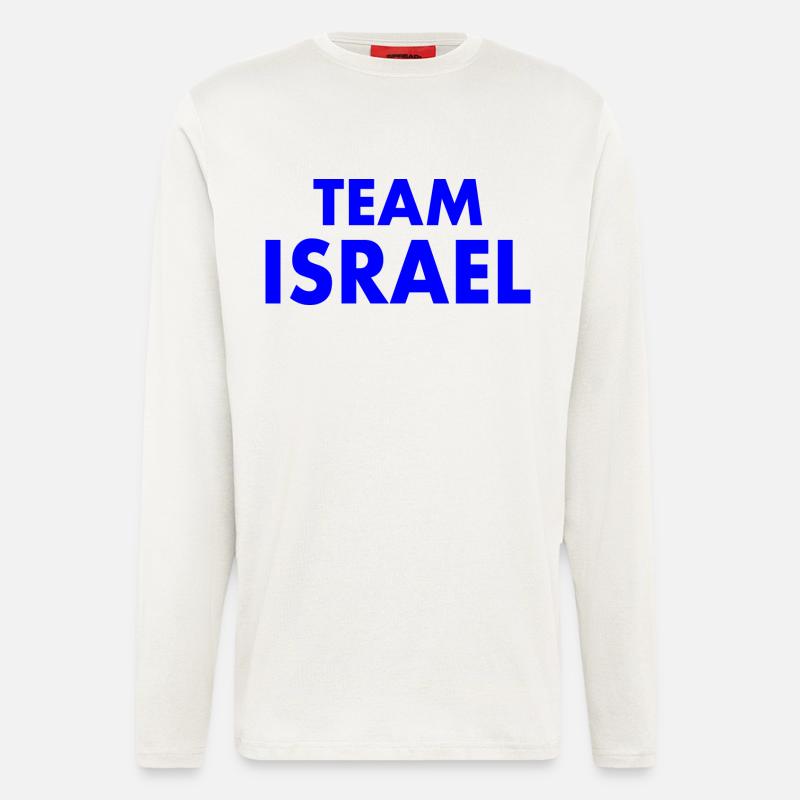Team israel - Langarmshirt - made by SPREAD  - OFF WHITE