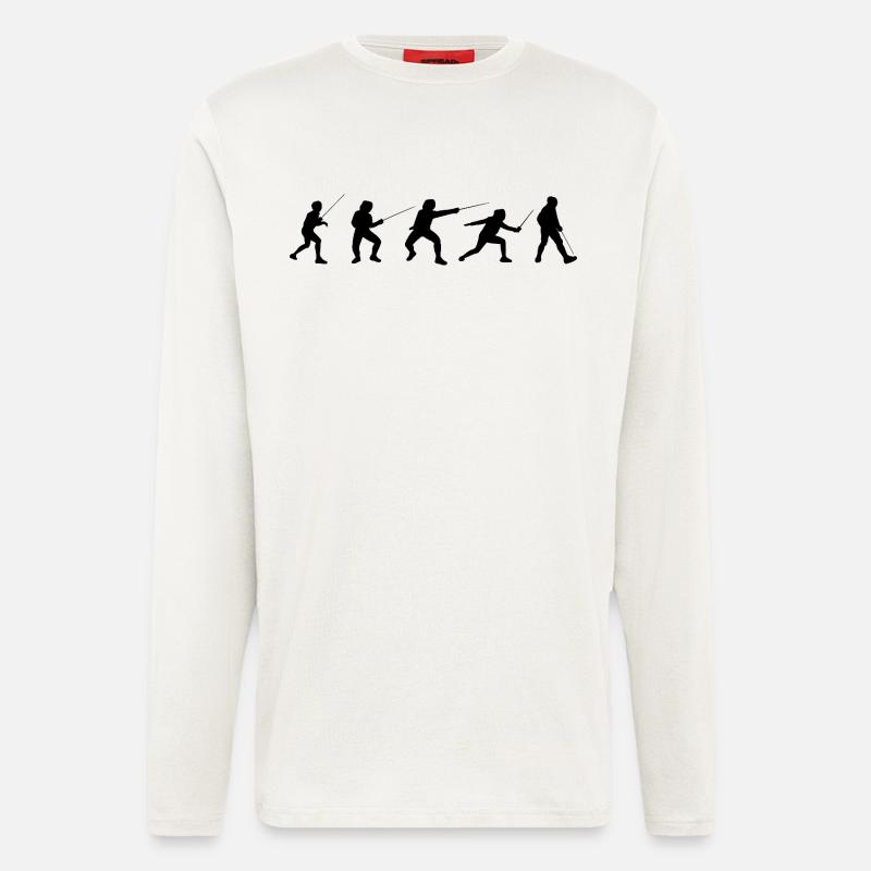 Fecht Taktiken - Langarmshirt - made by SPREAD  - OFF WHITE