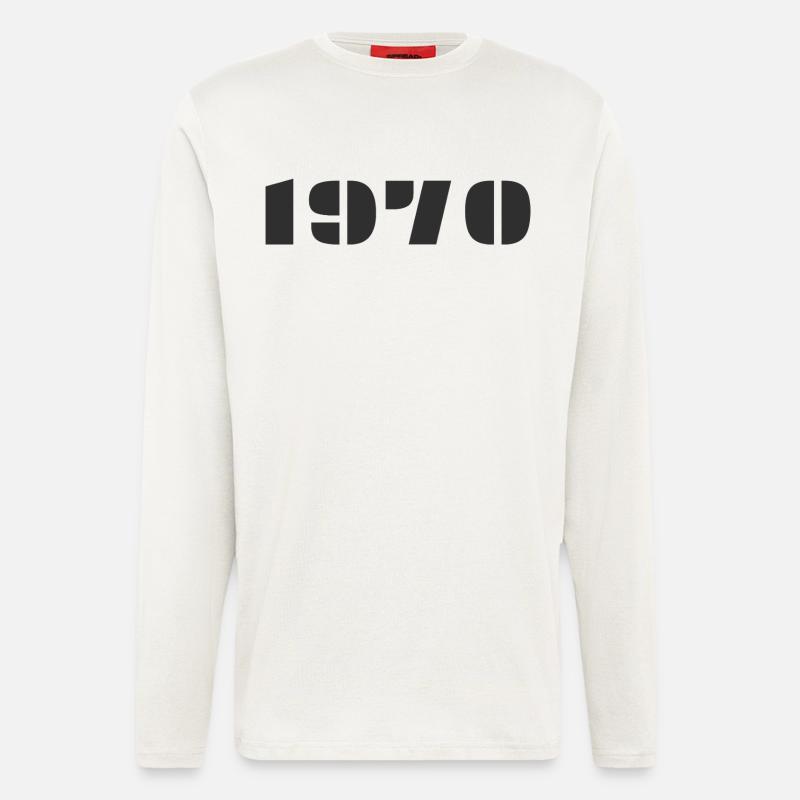 1970 - Langarmshirt - made by SPREAD  - OFF WHITE