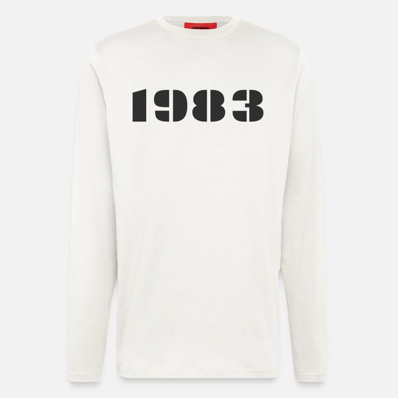1983 - Langarmshirt - made by SPREAD  - OFF WHITE