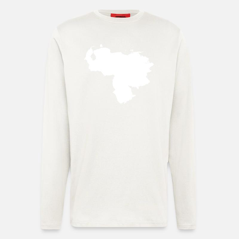Venezuela originelle Geschenkidee - Langarmshirt - made by SPREAD  - OFF WHITE