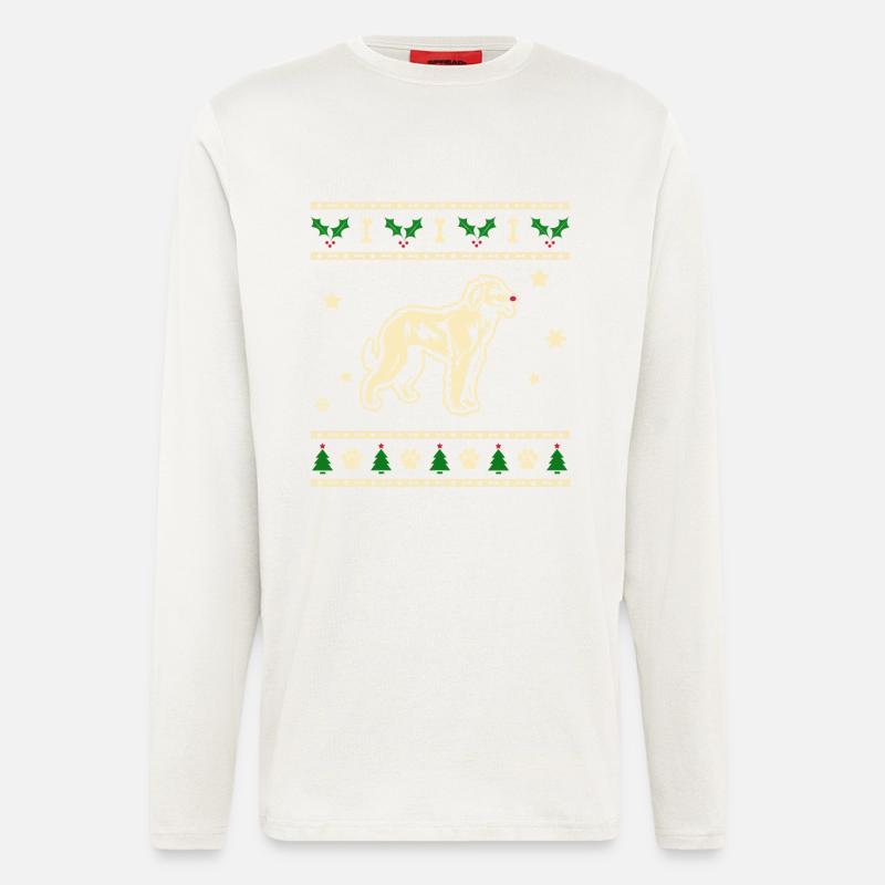 Taigan Cadeau de Noël - Manches longues bio décontracté fabriqué en UE - OFF WHITE