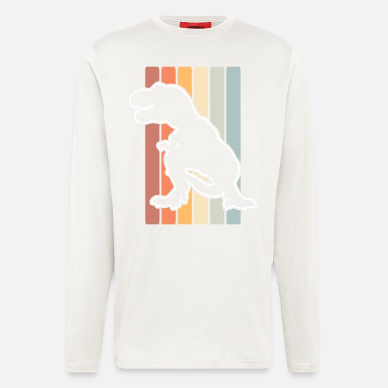 T Rex - Longsleeve - made by SPREAD  - OFF WHITE