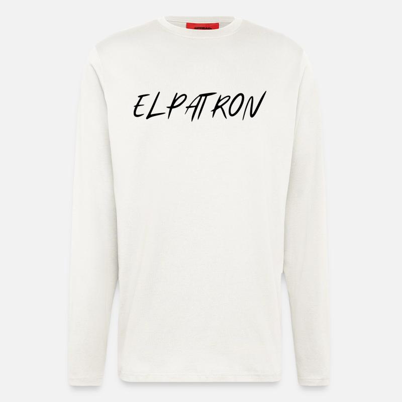 El Patron – Der Chef Look - Langarmshirt - made by SPREAD  - OFF WHITE