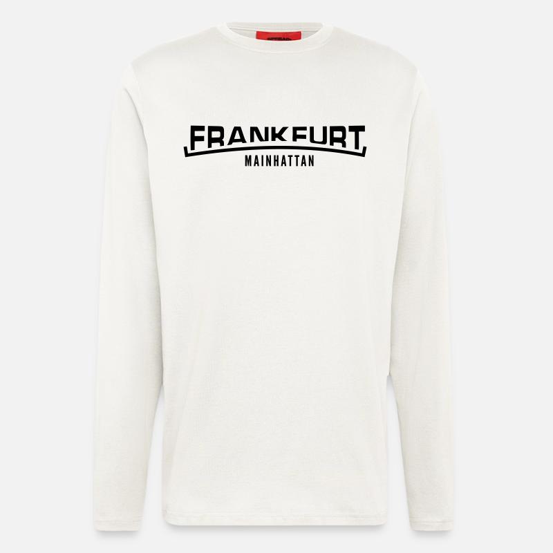 Frankfurt Mainhattan - Langarmshirt - made by SPREAD  - OFF WHITE