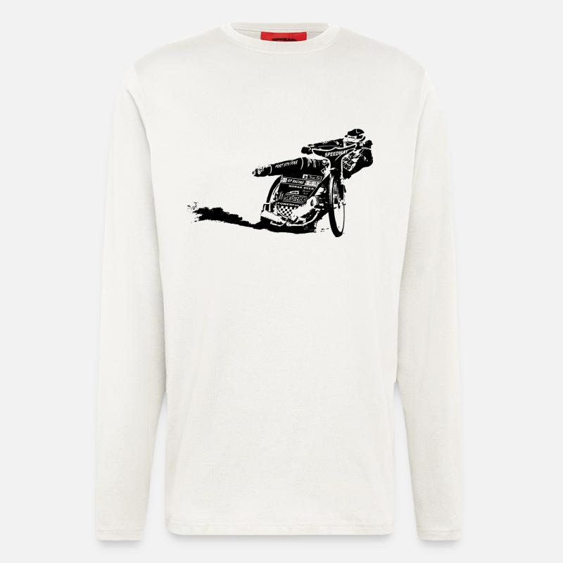 Speedway Driver - Langarmshirt - made by SPREAD  - OFF WHITE