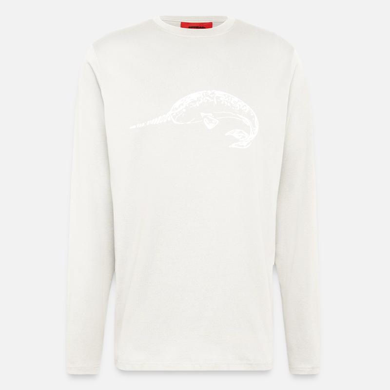 Narwal - Langarmshirt - made by SPREAD - OFF WHITE