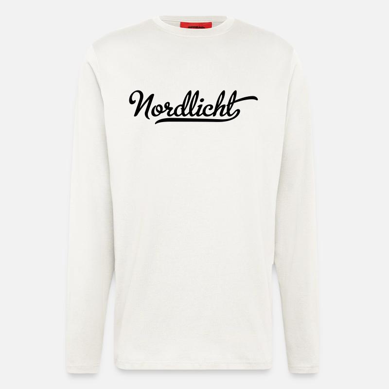 Nordlicht - Langarmshirt - made by SPREAD  - OFF WHITE