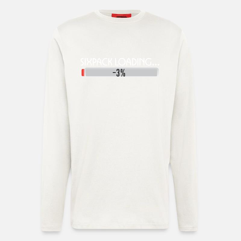 SIXPACK LOADING-2 - Langarmshirt - made by SPREAD - OFF WHITE